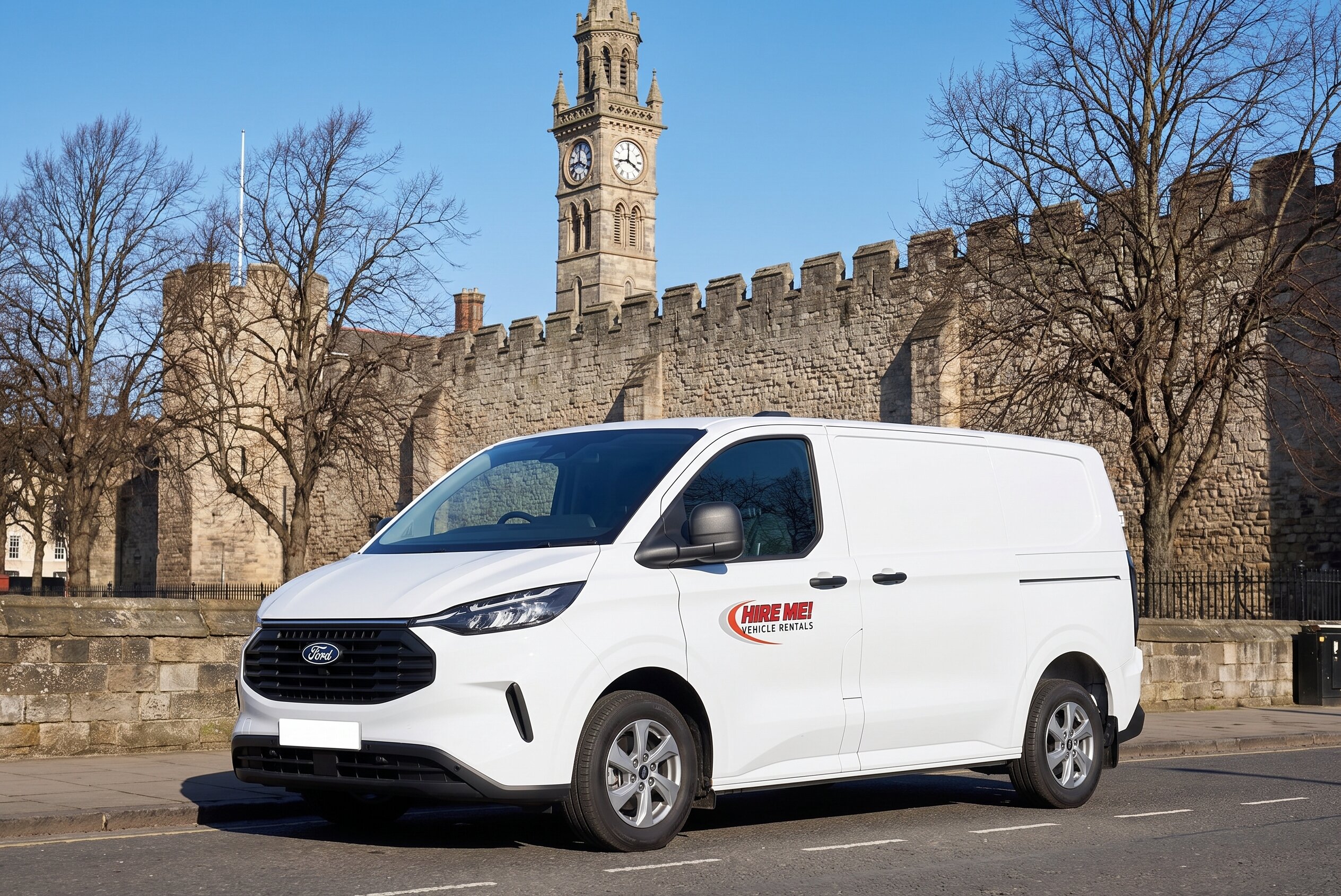 Corporate Vehicle Hire Cardiff Castle Street Corporate van hire from Hire Me! Vehicle Rentals