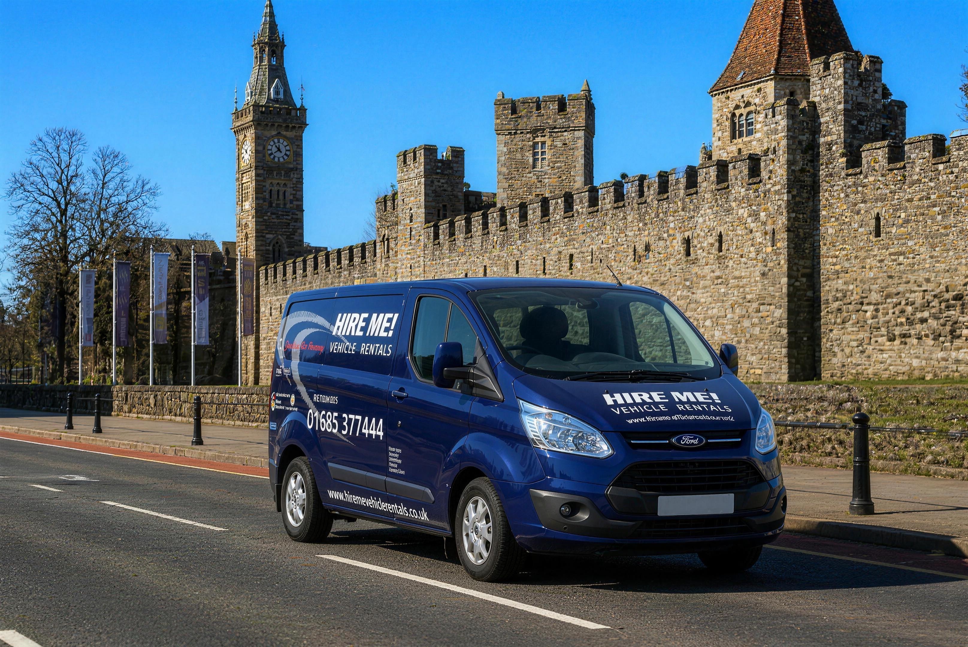 Corporate Vehicle Hire Cardiff Castle Street Corporate van hire from Hire Me! Vehicle Rentals